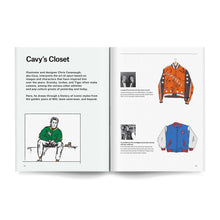 Load image into Gallery viewer, A spread from inside Crease Issue 3 featuring illustrations by Chris Cavanaugh. This is a collaborative bundle with a Violent Gentlemen Hockey Club and Crease Periodical Magazine collaborative tee.